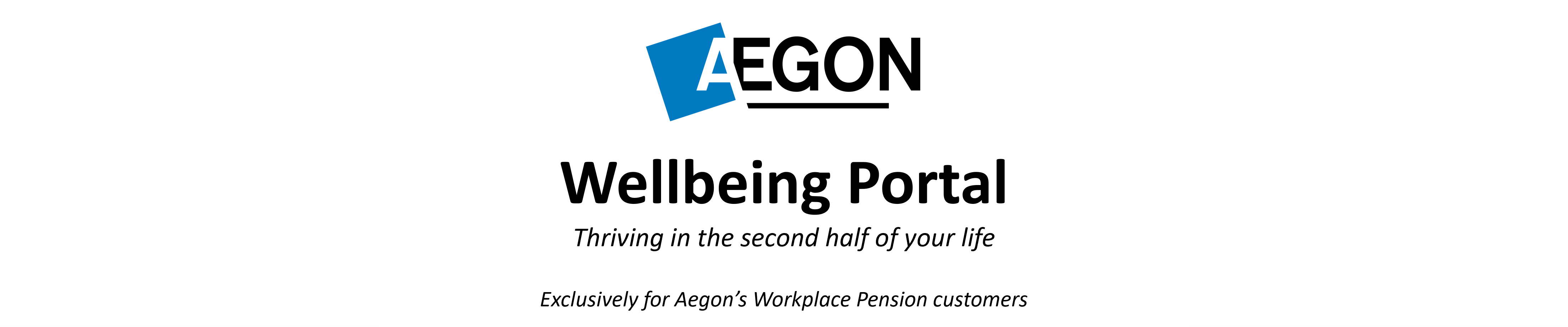 Aegon wellbeing portal image