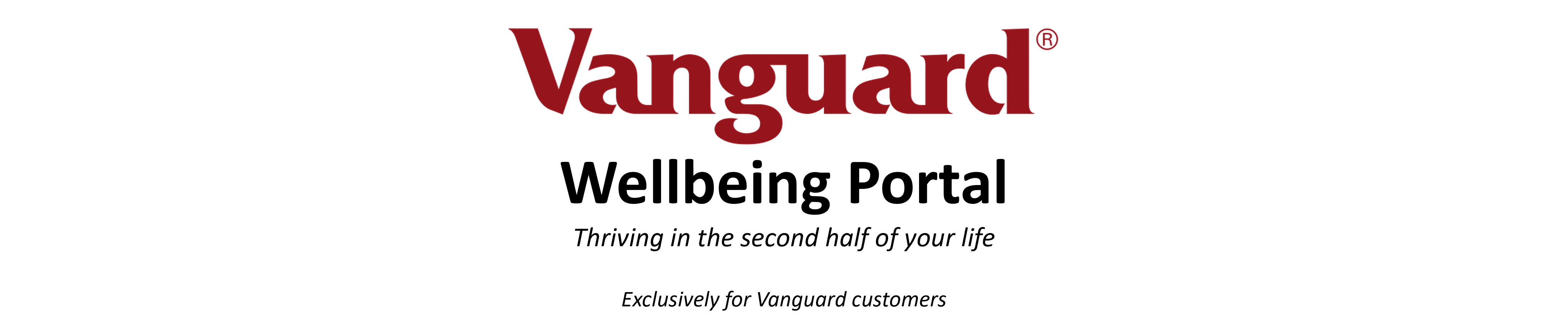 Vanguard wellbeing portal image